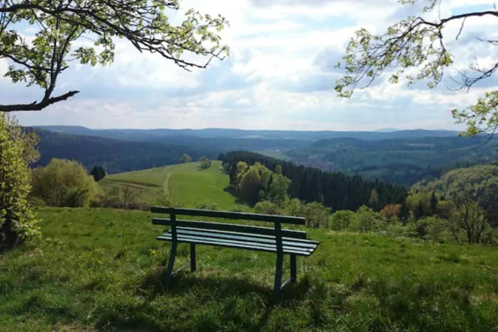 Ruhiges Ferienhaus Mit Sauna: Hellaberg III Langenbach  Exteriér fotografie