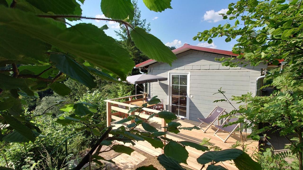 Ruhiges Ferienhaus Mit Sauna: Hellaberg III Langenbach  Exteriér fotografie