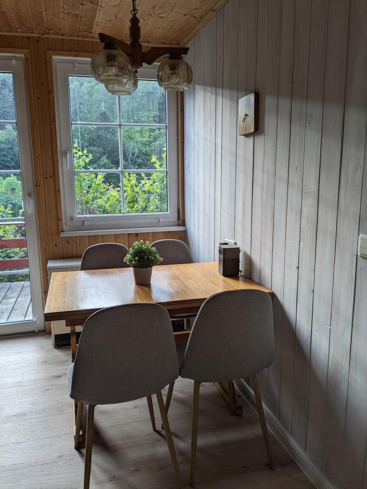Ruhiges Ferienhaus Mit Sauna: Hellaberg III Langenbach  Exteriér fotografie